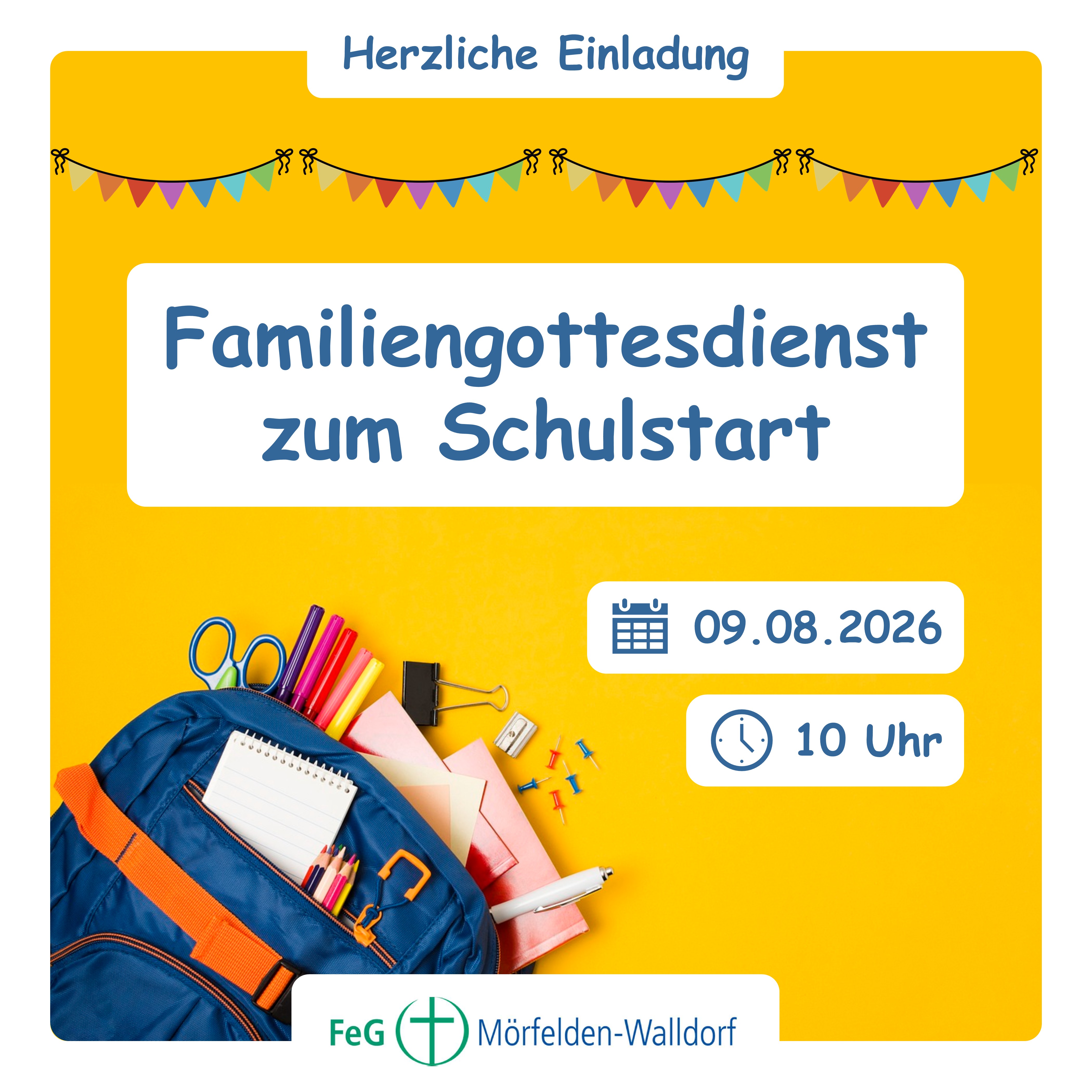 260809 Familiengottesdienst Schulanfang